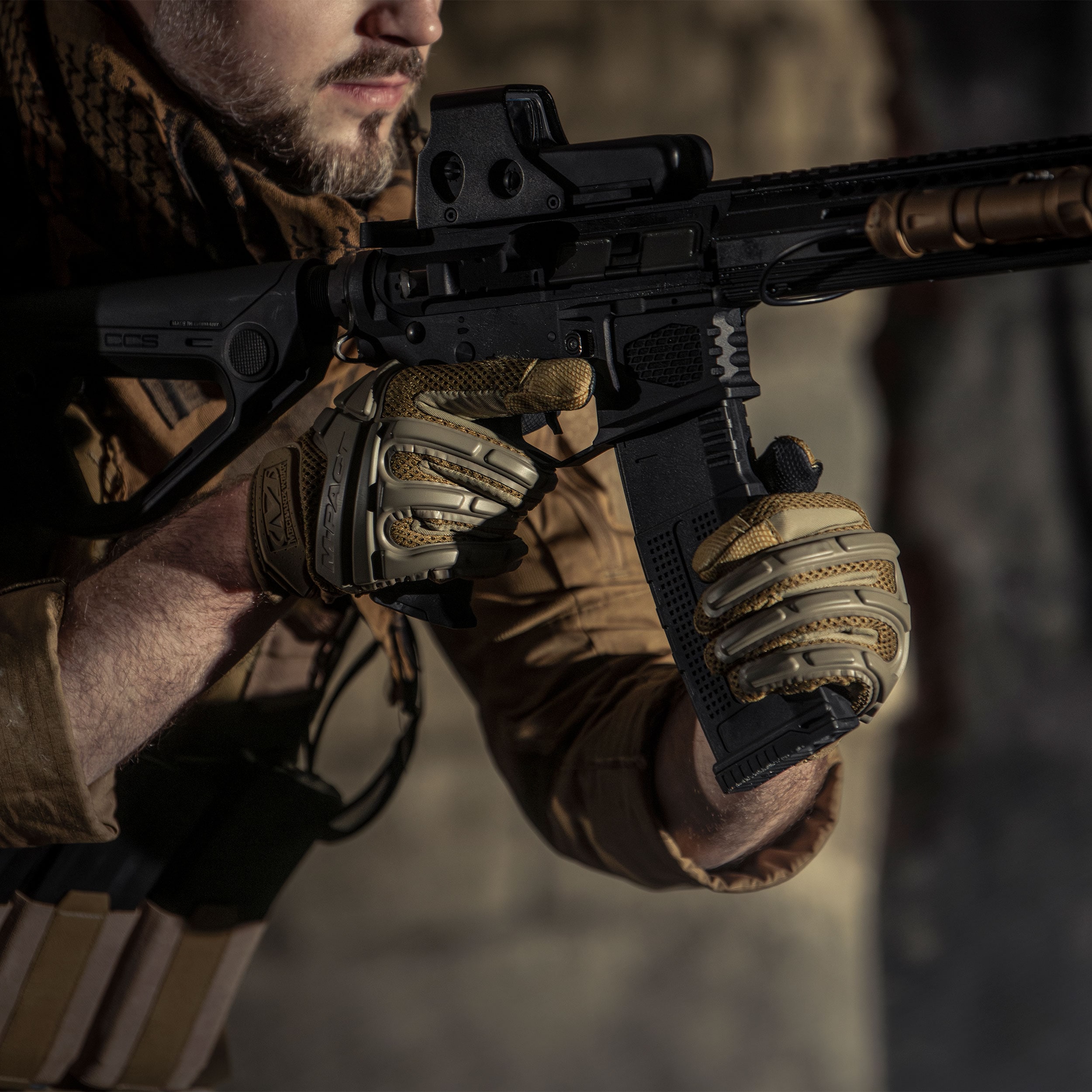 Тактичні рукавиці Mechanix Wear Arid M-Pact Coyote