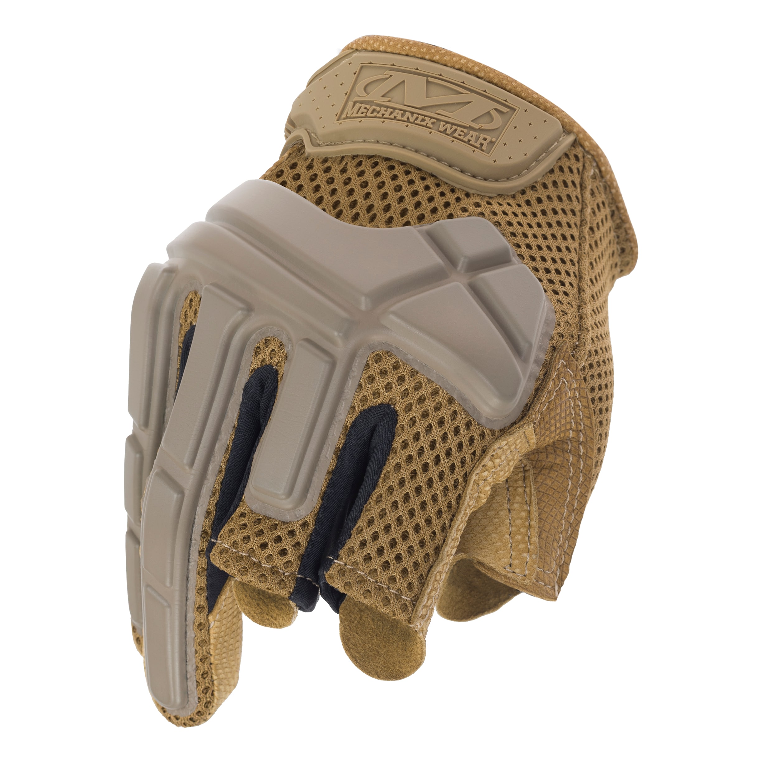 Mechanix Wear M-Pact Partial Palm Tactical Gloves Coyote - тактичні рукавички з неповним пальцем