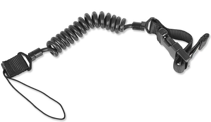 Smycz taktyczna Cetacea Tactical Basic Belt Loop Pistol Lanyard - Black