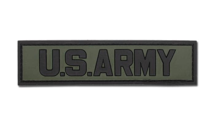 Naszywka Fostex 3D U.S. ARMY (stripe) - Zielony OD