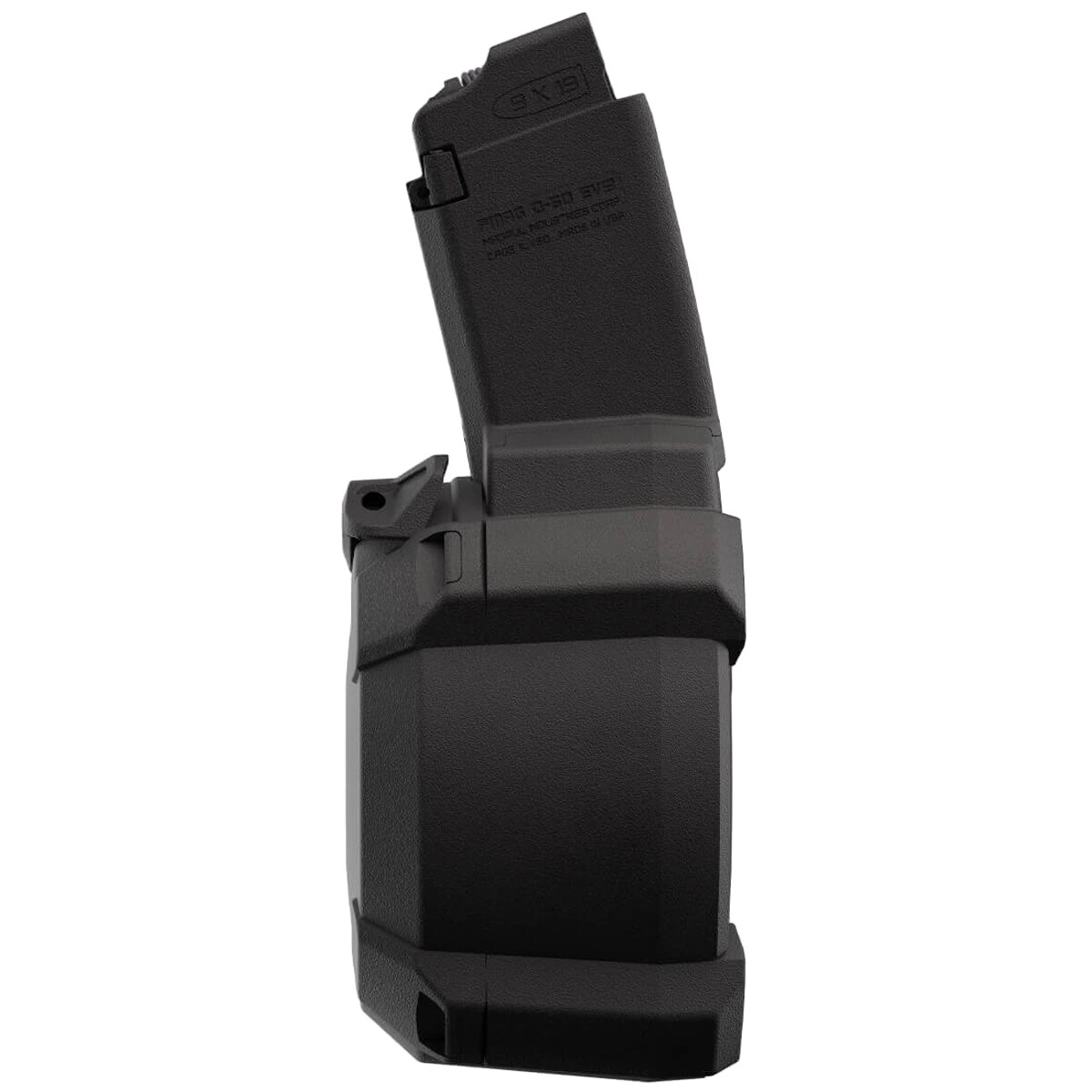 Magazynek 50 nabojowy Magpul PMAG D-50 EV9 kal. 9x19 mm do pistoletów maszynowych CZ Scorpion EVO 3 - Black