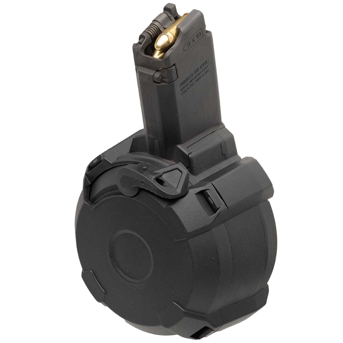 Magazynek 50 nabojowy Magpul PMAG D-50 EV9 kal. 9x19 mm do pistoletów maszynowych CZ Scorpion EVO 3 - Black