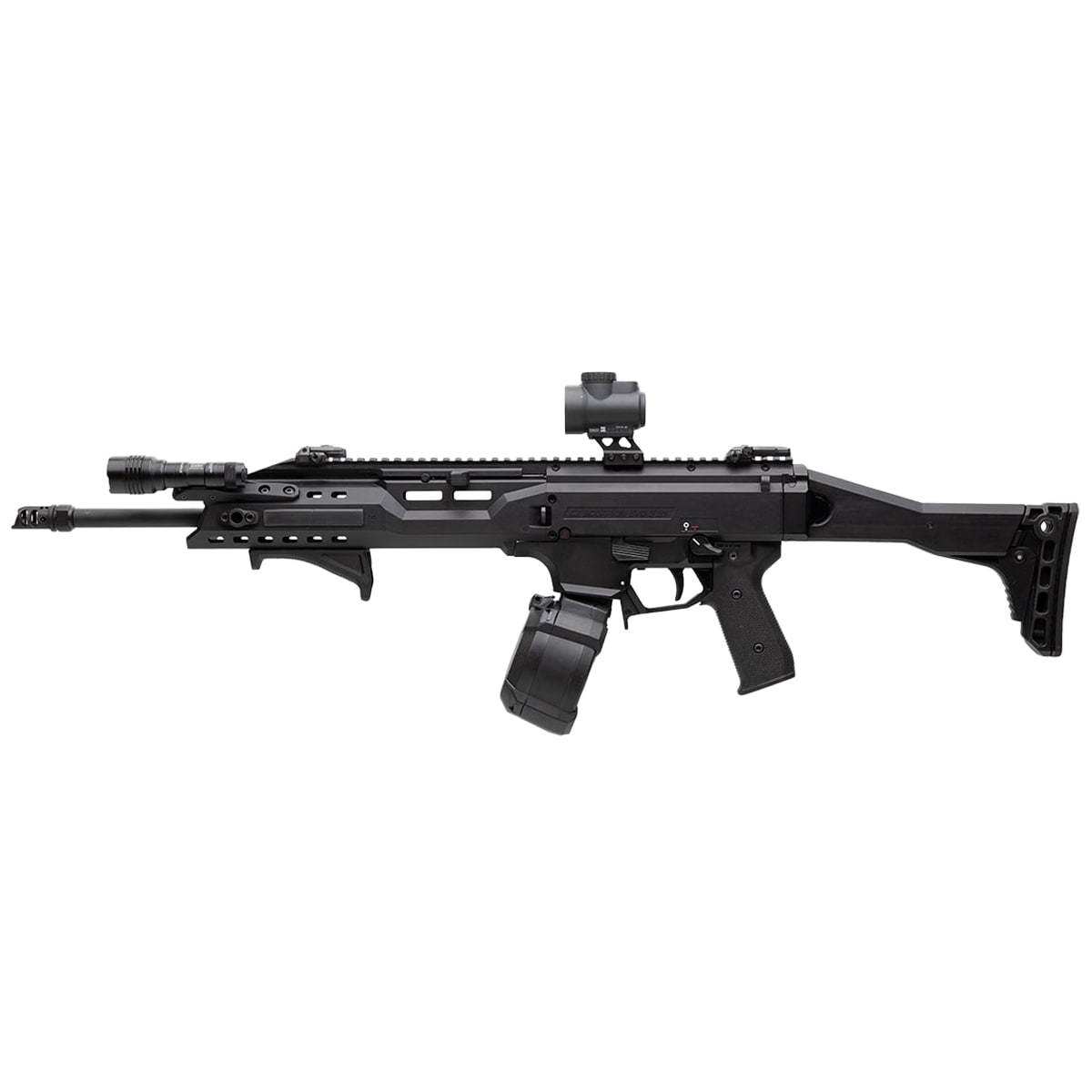 Magazynek 50 nabojowy Magpul PMAG D-50 EV9 kal. 9x19 mm do pistoletów maszynowych CZ Scorpion EVO 3 - Black