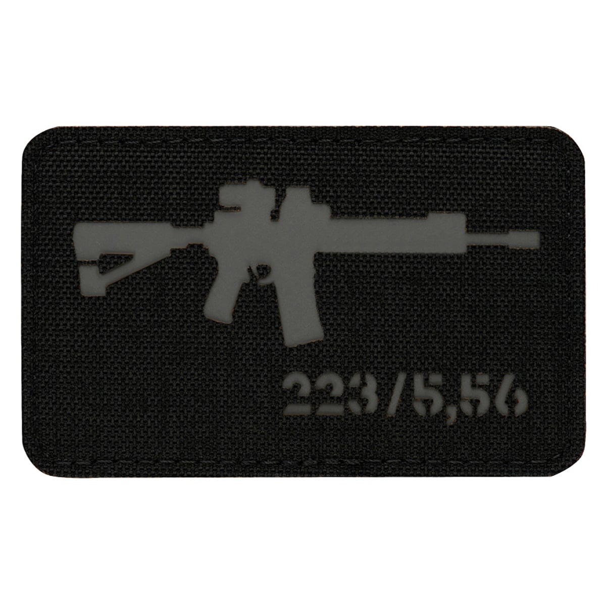 Naszywka M-Tac AR-15 223/5,56 Laser Cut - Black/Grey
