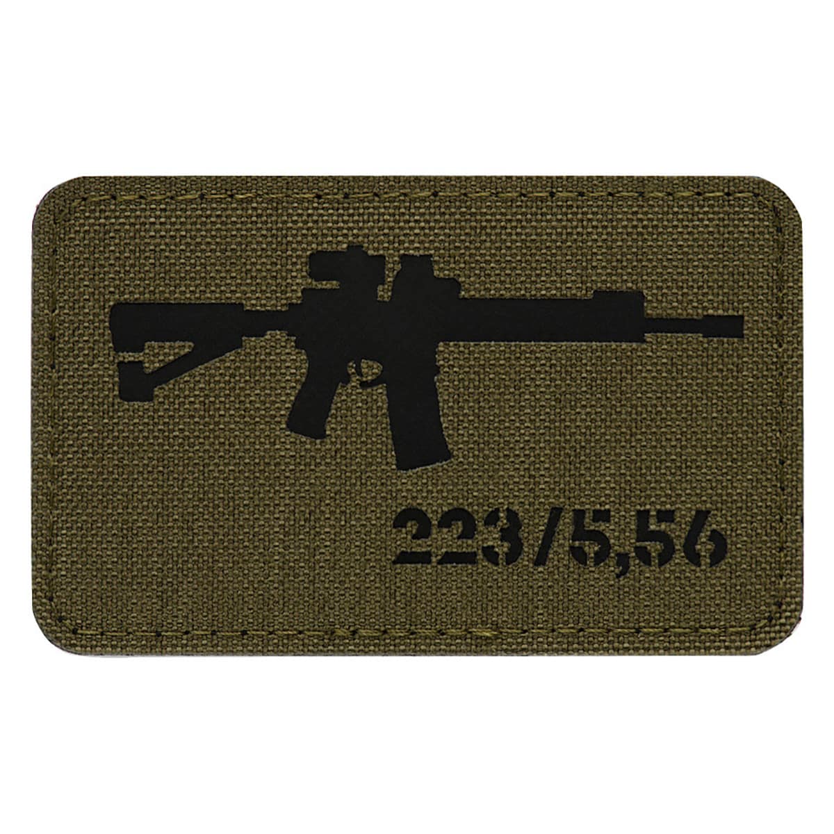Нашивка M-Tac AR-15 223/5.56 Laser Cut - Ranger Green/Black