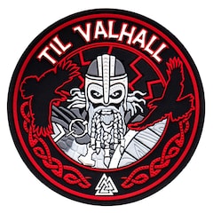 Naszywka M-Tac Til Valhall PVC Black/Red