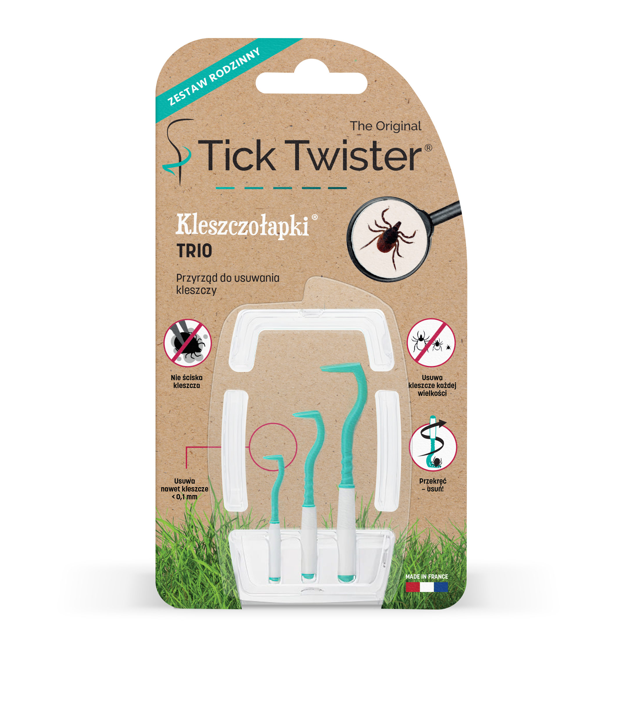 Kleszczołapki Tick Twister Trio 