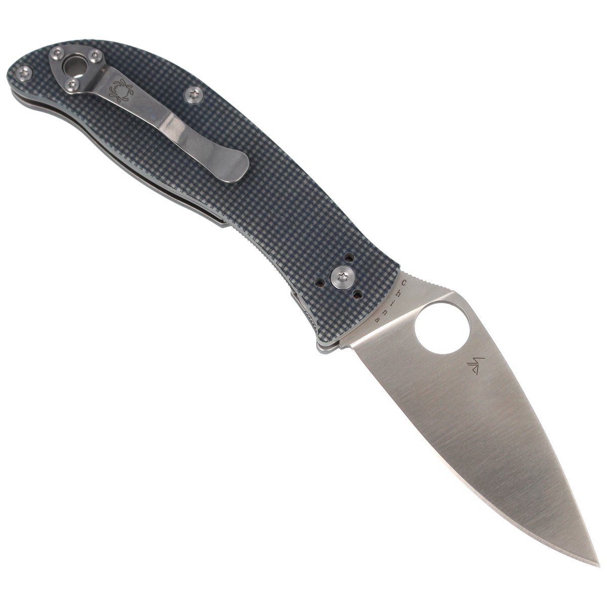 Spyderco Polestar G10 CTS BD1 Folding Knife - Grey