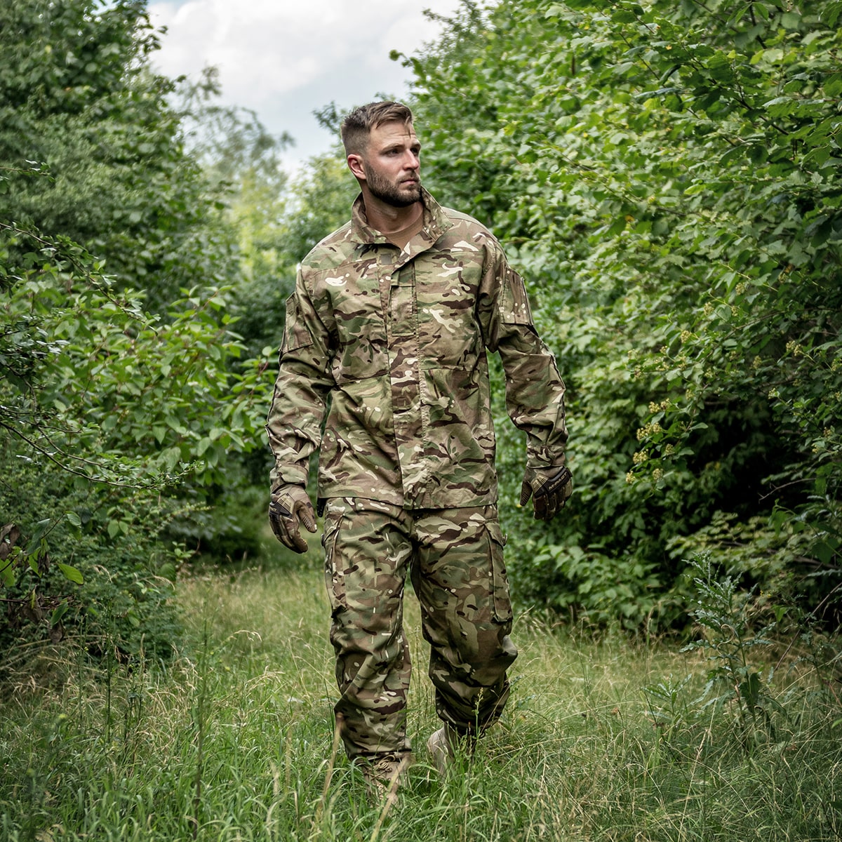 Bluza mundurowa GB Field Jacket Combat MTP Camo - stan jak nowa - Demobil