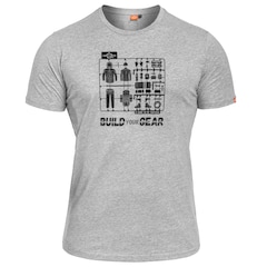 Koszulka T-Shirt Pentagon Ageron "Build Your Gear" - Grey