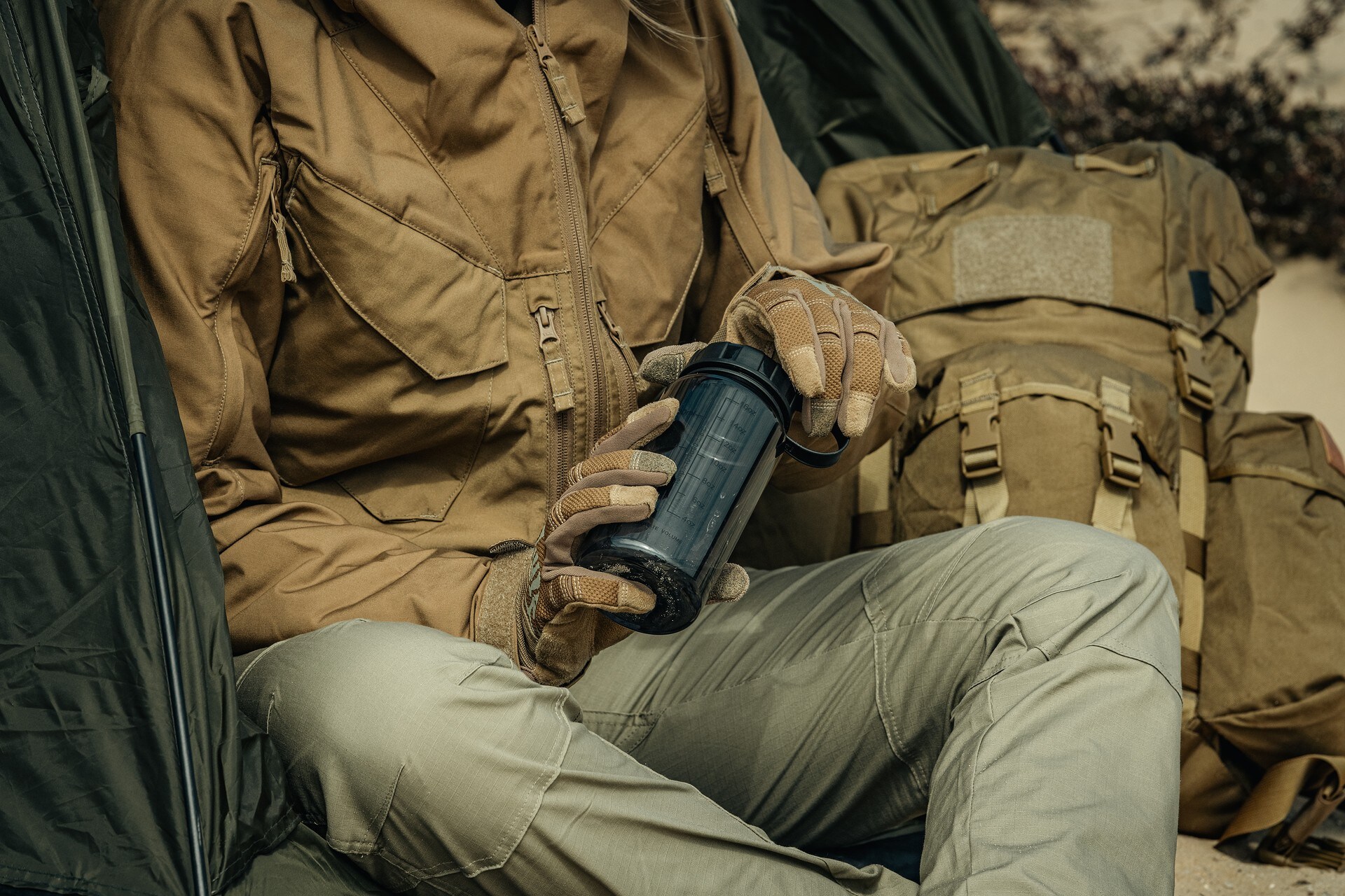 Туристична пляшка Helikon 550 мл - Smoked