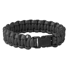 Bransoletka Paracord Helikon Survival Bracelet klamra - Black