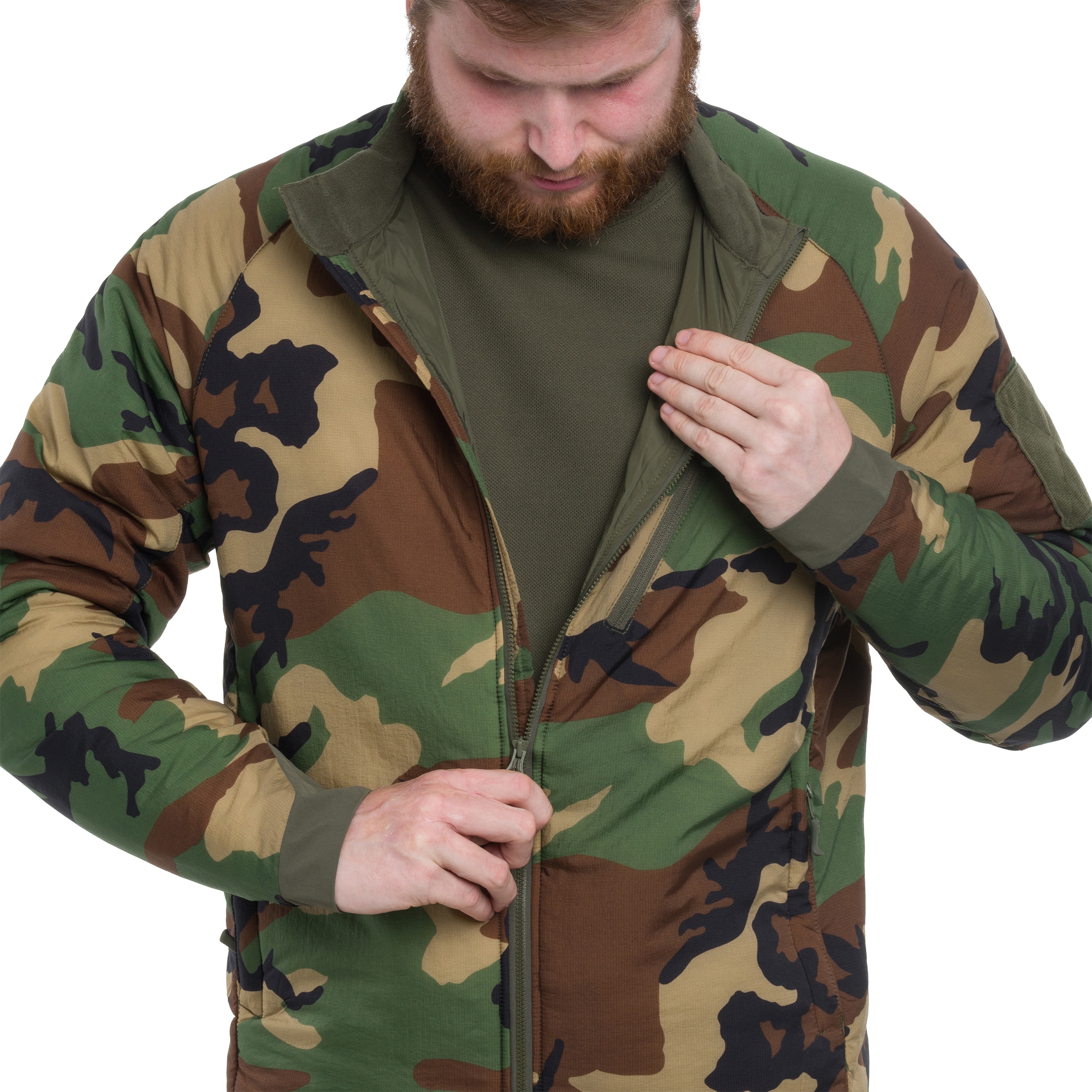 Куртка Helikon-Tex Wolfhound Climashield Apex - US Woodland