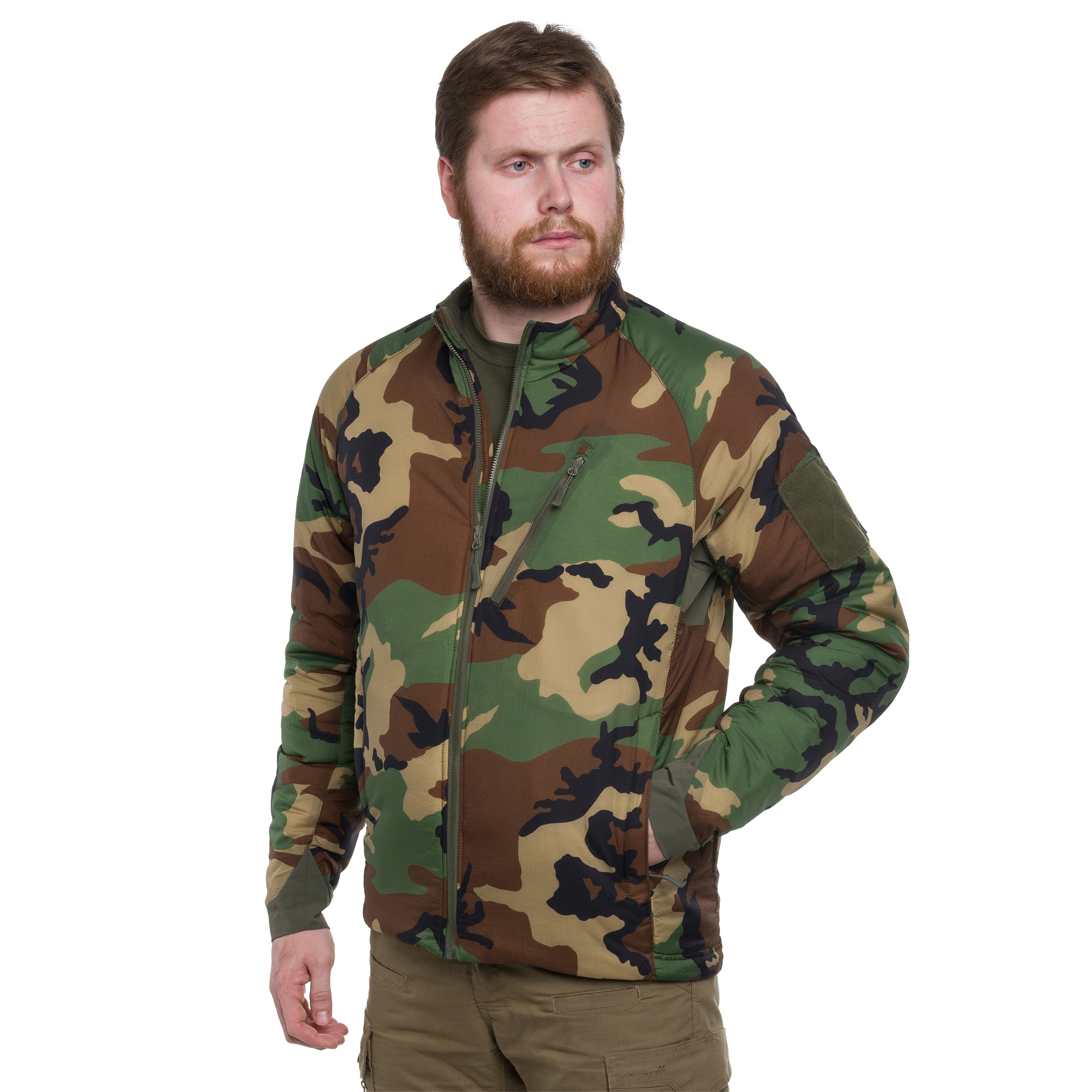 Куртка Helikon-Tex Wolfhound Climashield Apex - US Woodland