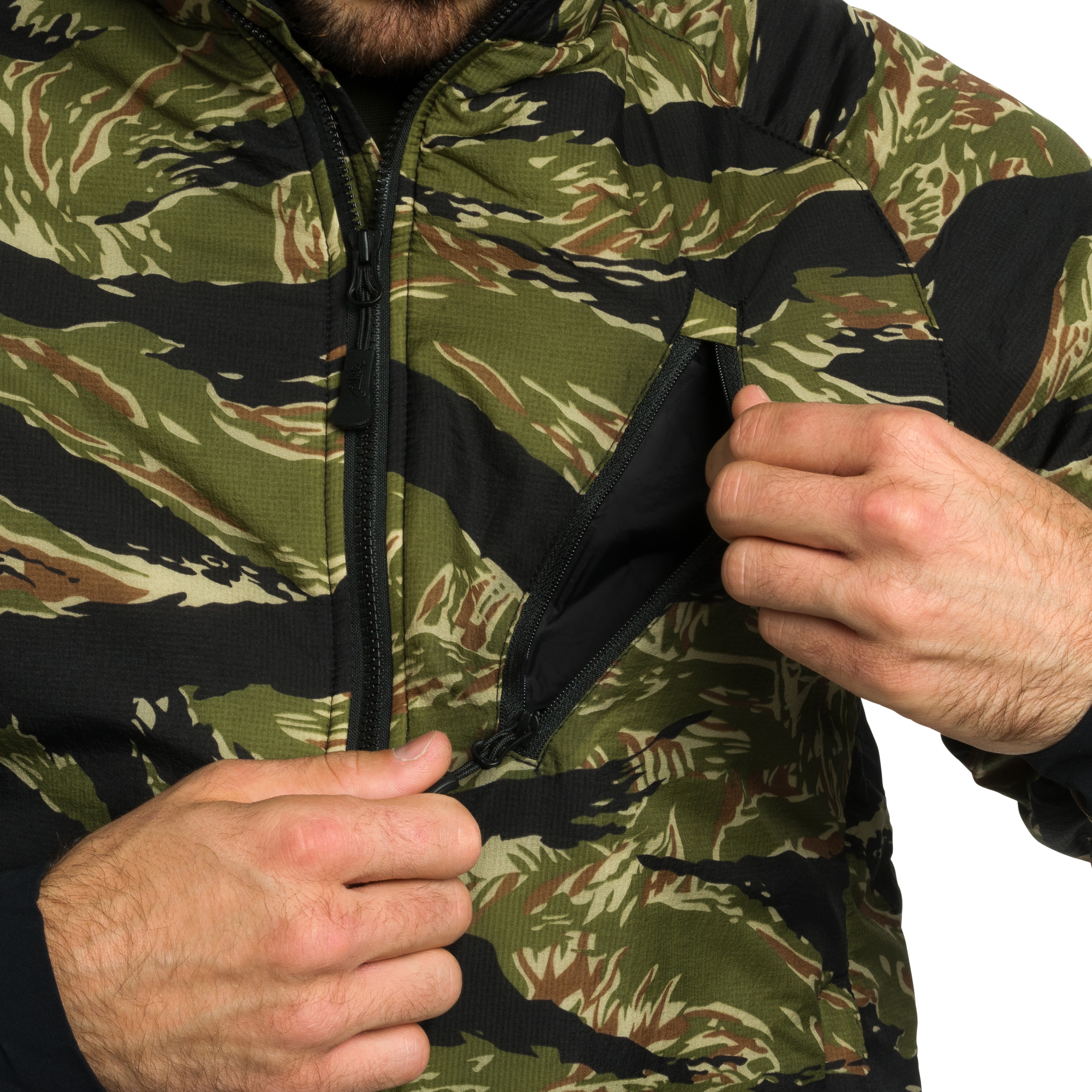 Куртка Helikon-Tex Wolfhound Climashield Apex - Tiger Stripe