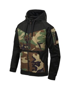 Кофта Helikon Rogue Hoodie - Black/US Woodland Кофта Helikon Rogue Hoodie - Black/US Woodland