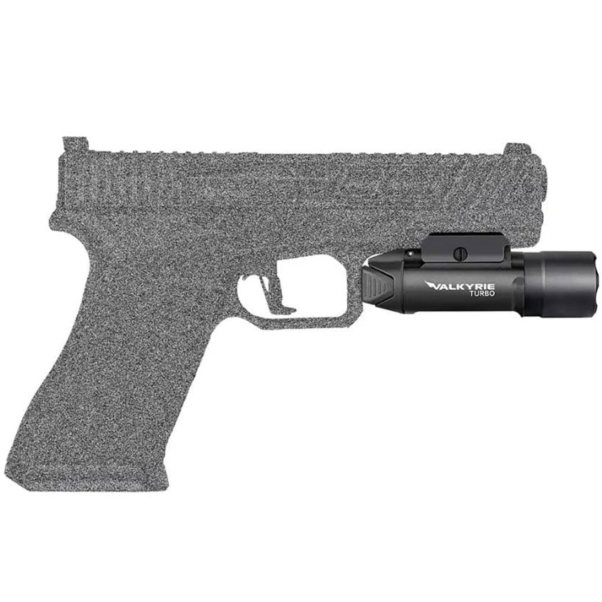 Latarka laserowa na broń Olight LEP Valkyrie Turbo Black - 250 lumenów