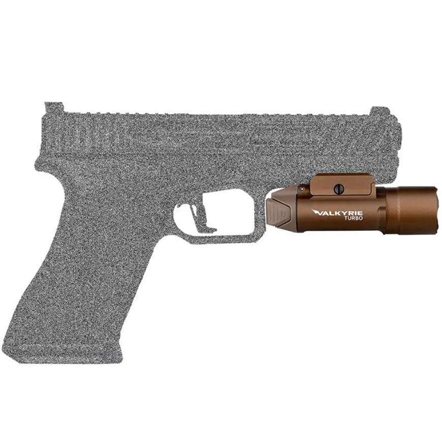 Лазерний ліхтарик для зброї Olight LEP Valkyrie Turbo Desert Tan - 250 люменів
