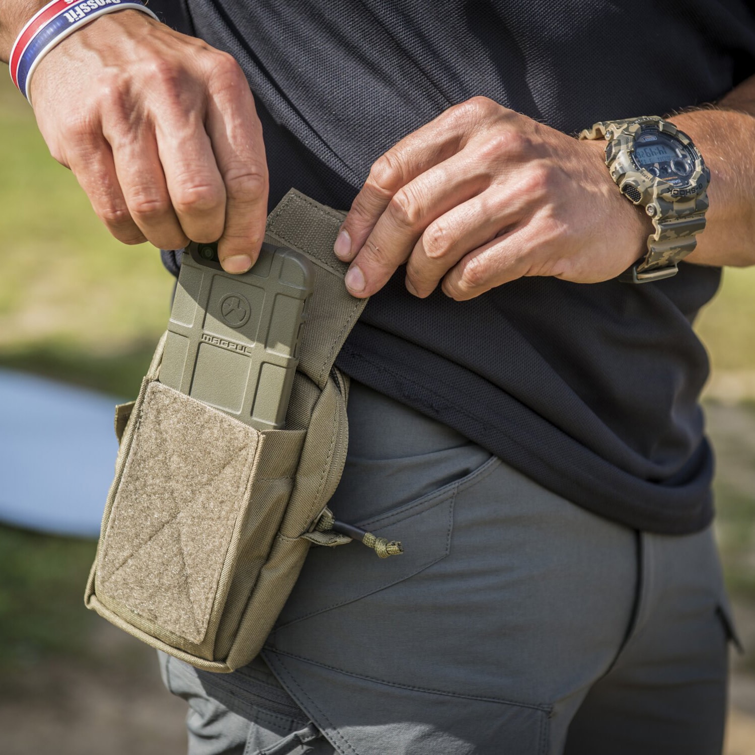 Kieszeń Helikon-Tex Navtel Pouch - Adaptive Green