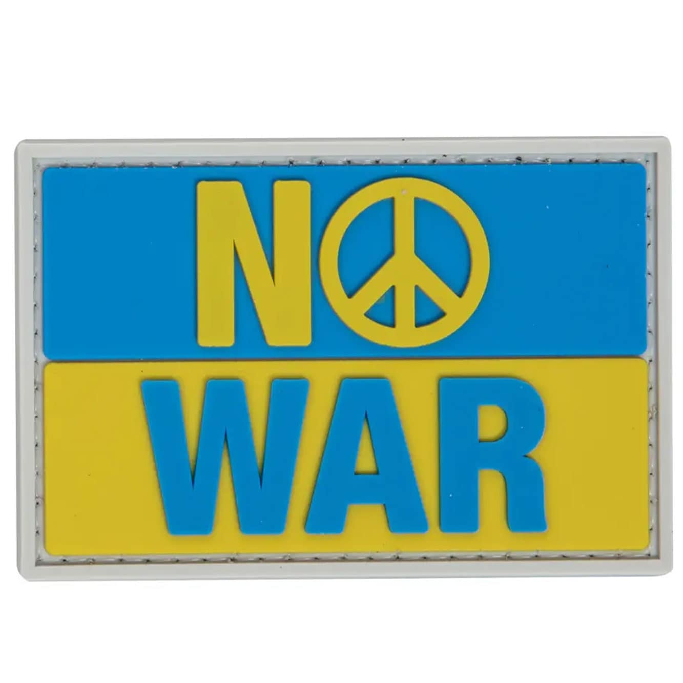 Нашивка PVC GFC Tactical No war Ukraine