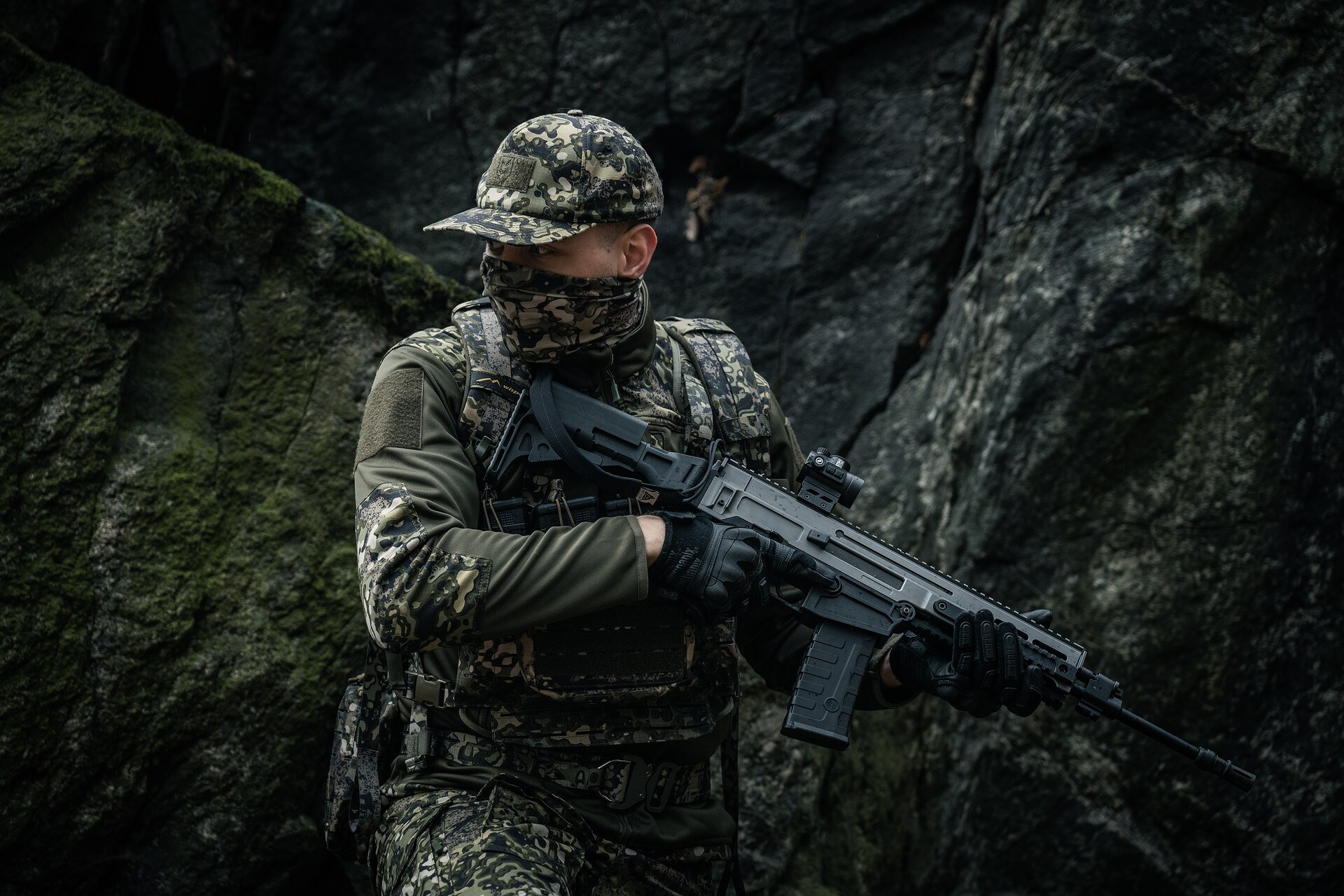 Czapka z daszkiem Maskpol Base MAPA B