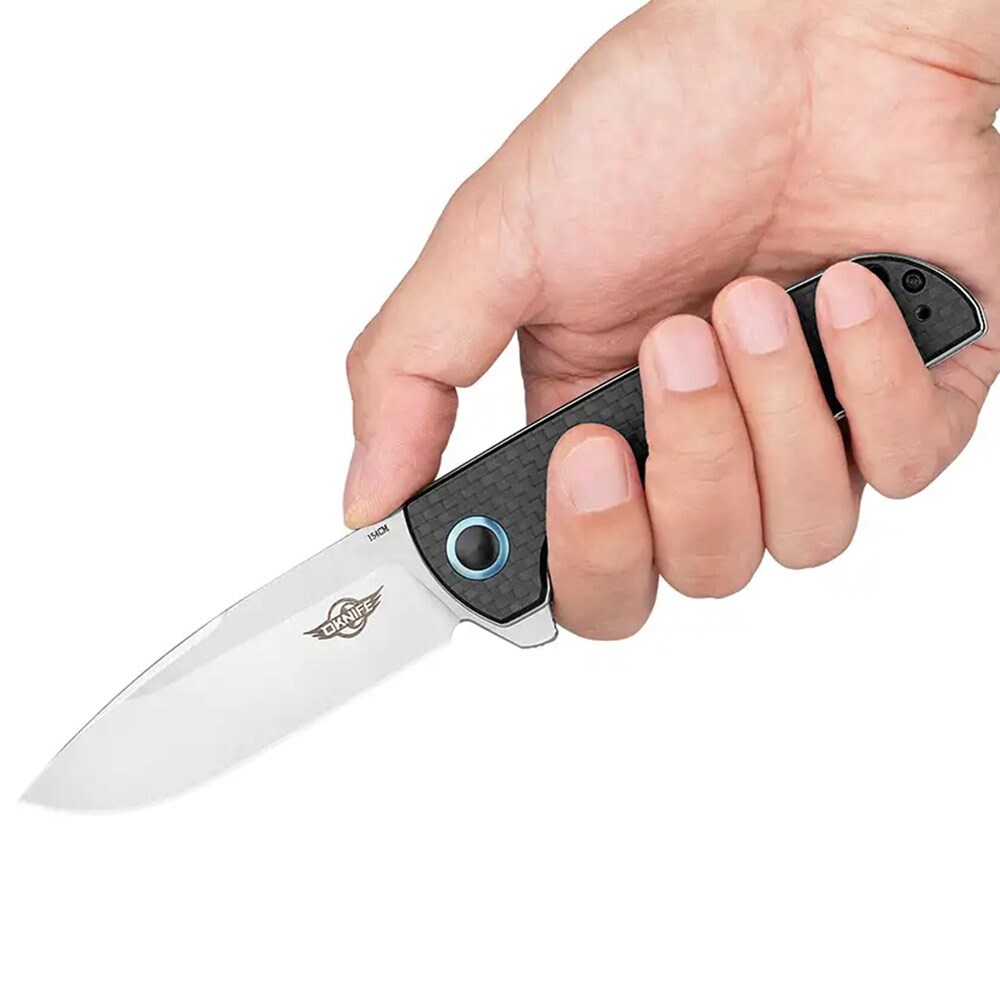 Nóż składany Oknife Freeze 2 Carbon Fiber - stal nierdzewna 154CM