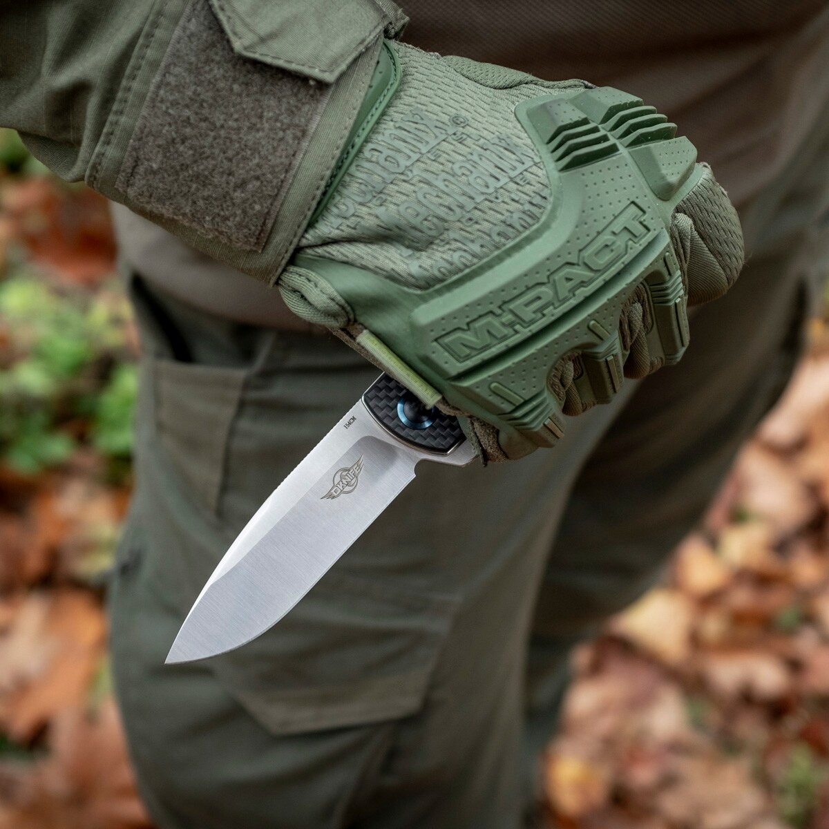 Nóż składany Oknife Freeze 2 Carbon Fiber - stal nierdzewna 154CM