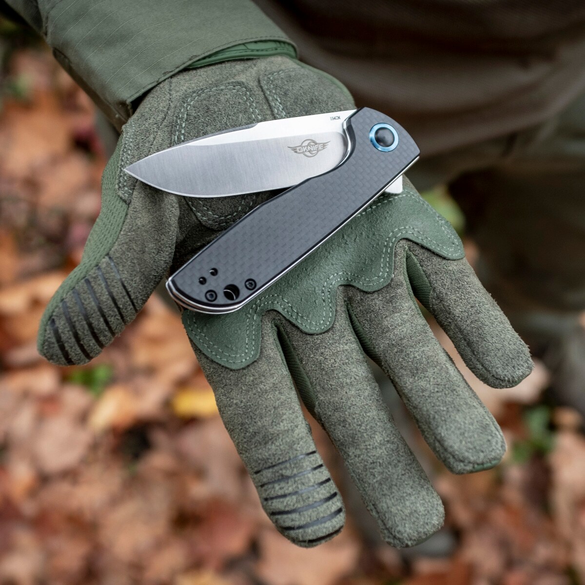 Nóż składany Oknife Freeze 2 Carbon Fiber - stal nierdzewna 154CM