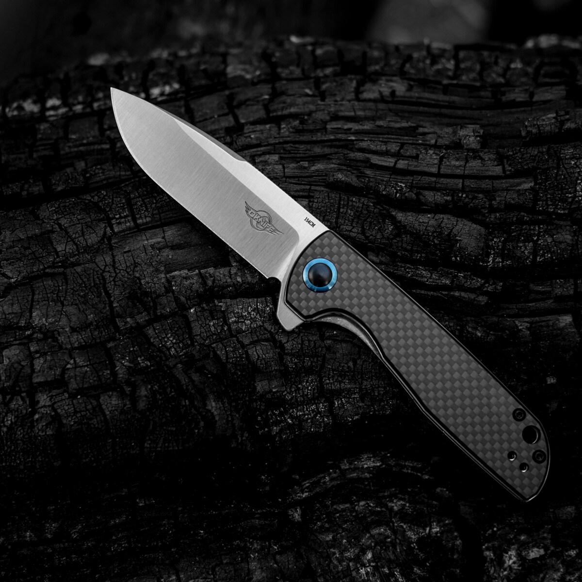Nóż składany Oknife Freeze 2 Carbon Fiber - stal nierdzewna 154CM
