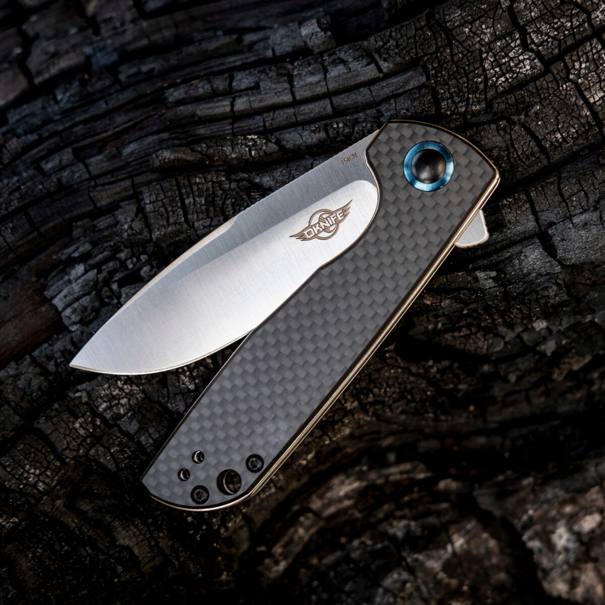 Nóż składany Oknife Freeze 2 Carbon Fiber - stal nierdzewna 154CM