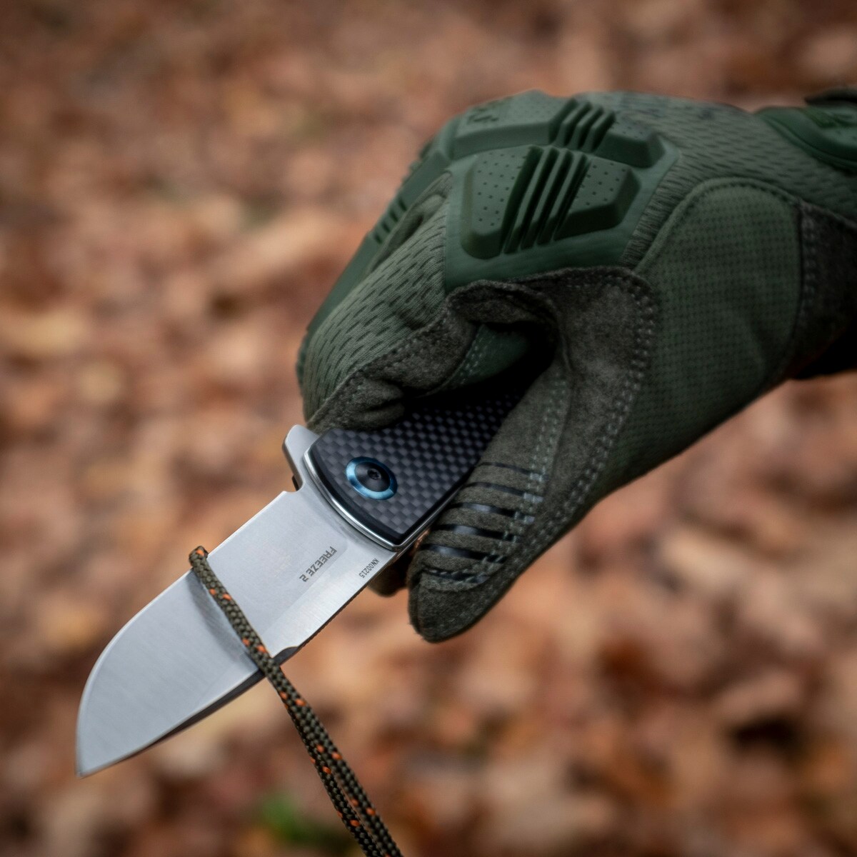Nóż składany Oknife Freeze 2 Carbon Fiber - stal nierdzewna 154CM