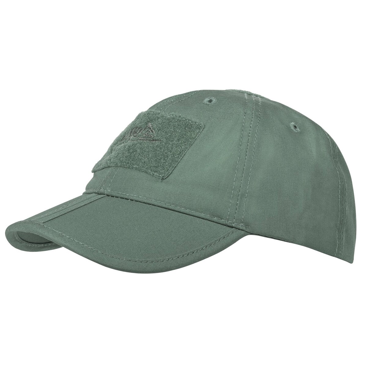 Czapka z daszkiem plus velcro Helikon Folding PolyCotton Rip-Stop - Olive Drab