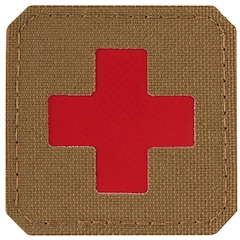 Пластир медичний M-Tac Medic Cross Laser Cut - Coyote/Red