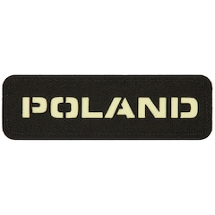 Naszywka M-Tac Poland Laser Cut - Black Luminate