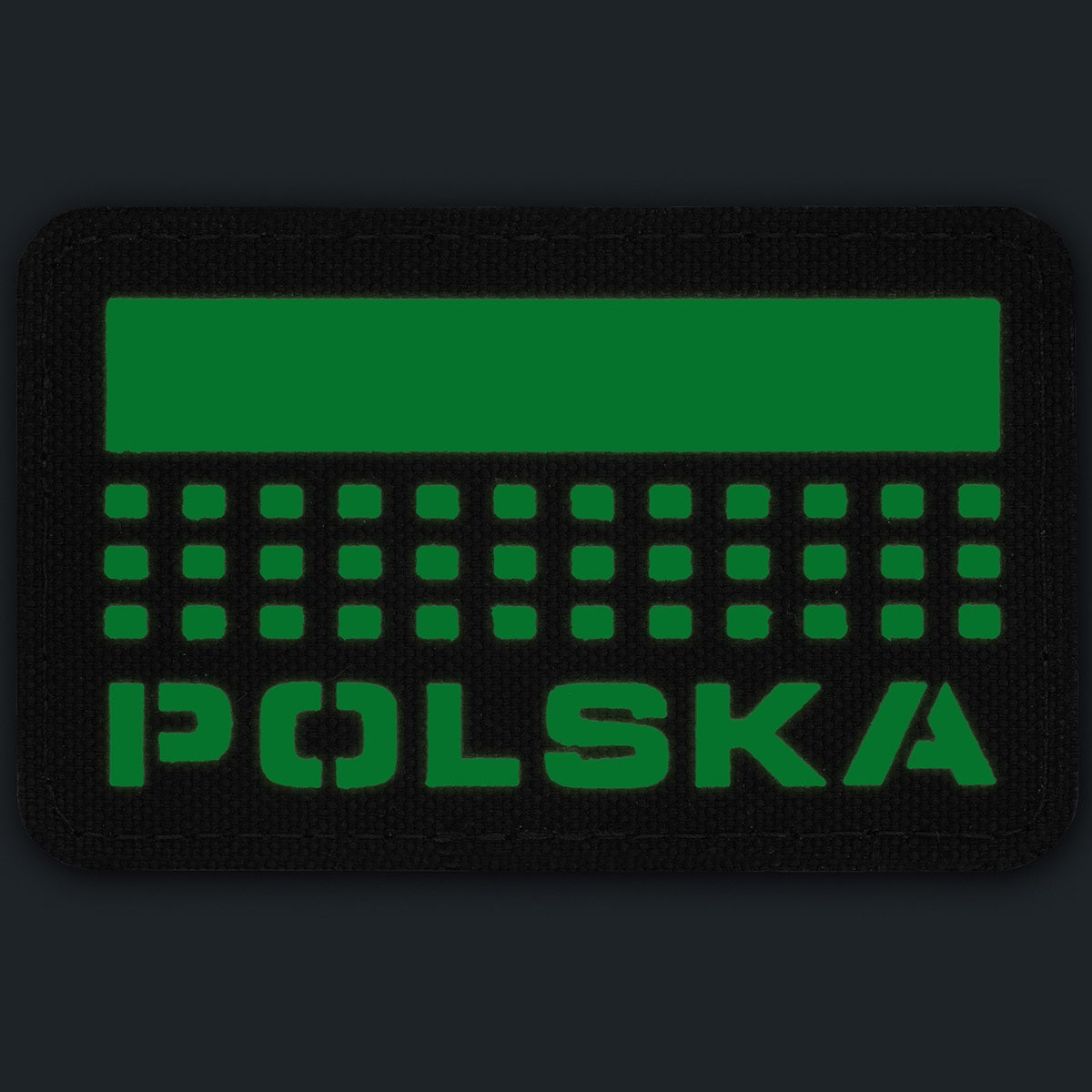 Naszywka M-Tac Flaga Polska Laser Cut - Ranger Green Luminate