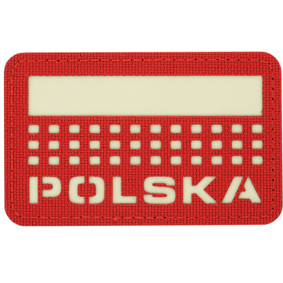 M-Tac Flag Poland Laser Cut - Червоний люмінесцентний значок