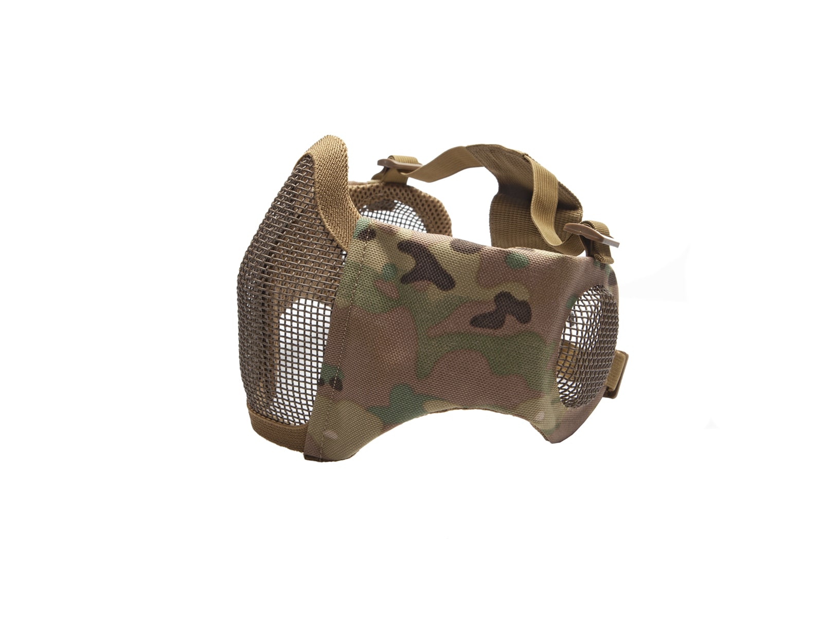 Maska ochronna typu Stalker ASG Metal Mesh z ochraniaczami uszu - MC