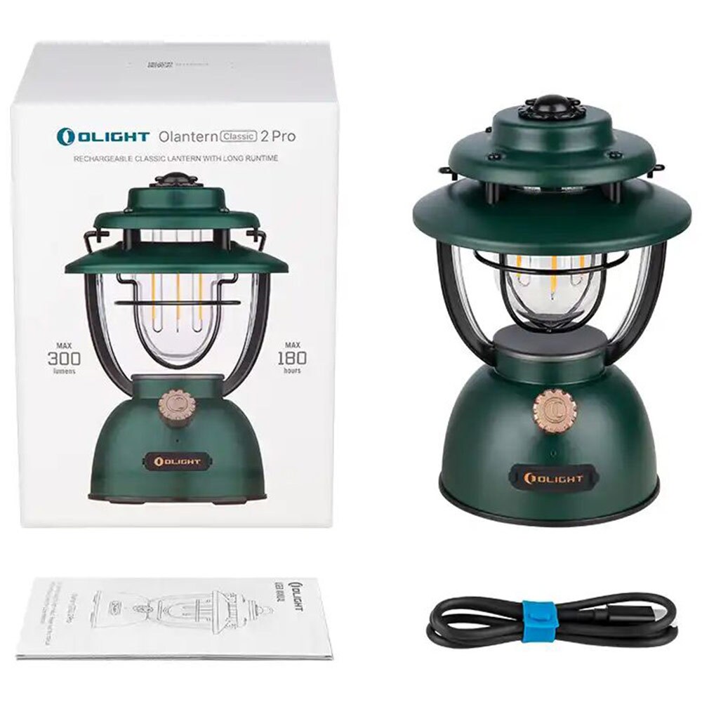 Lampa kempingowa Olight Olantern Classic 2 Pro Forest Green - 300 lumenów