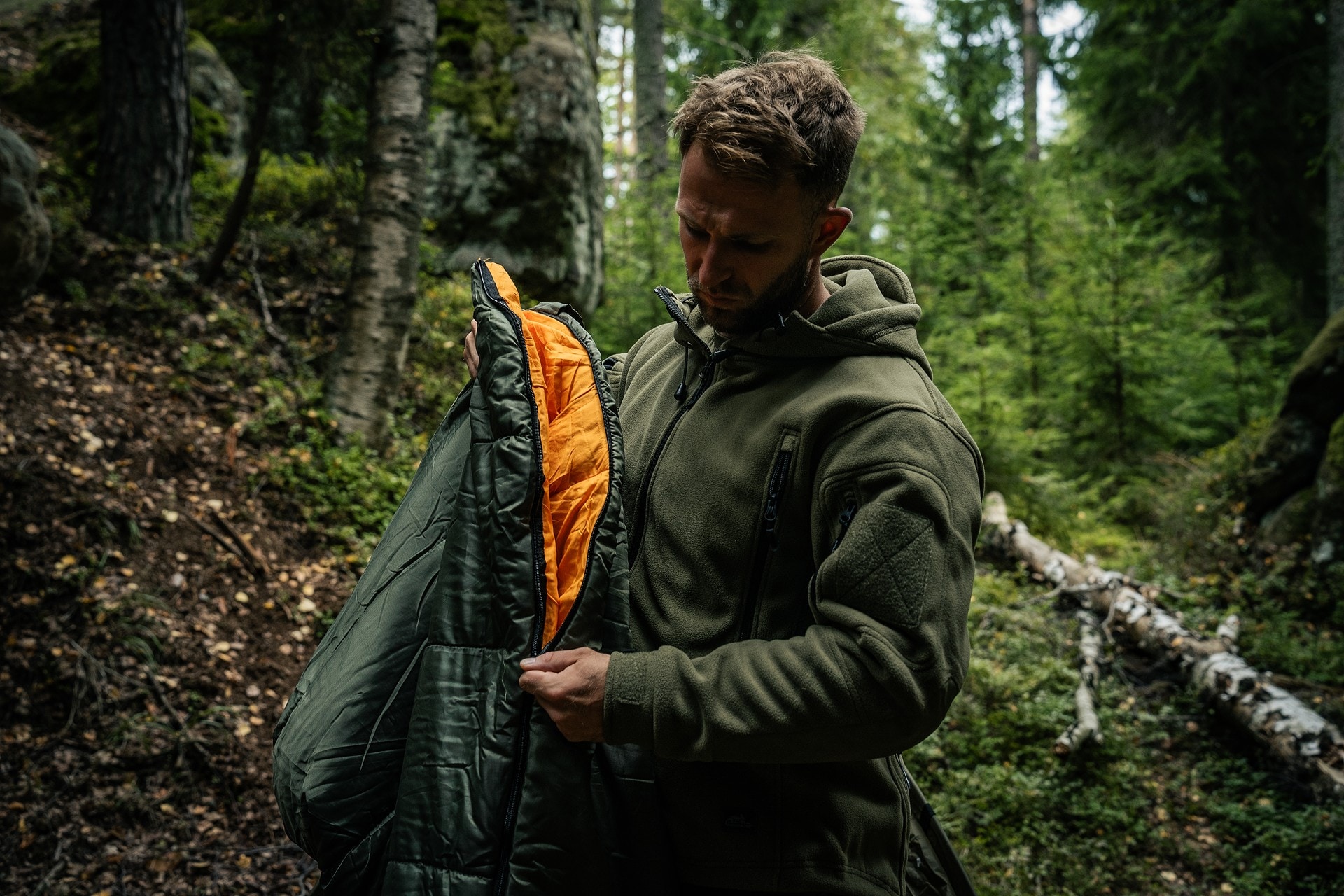 Śpiwór Badger Outdoor Nightpack 100R - Prawy