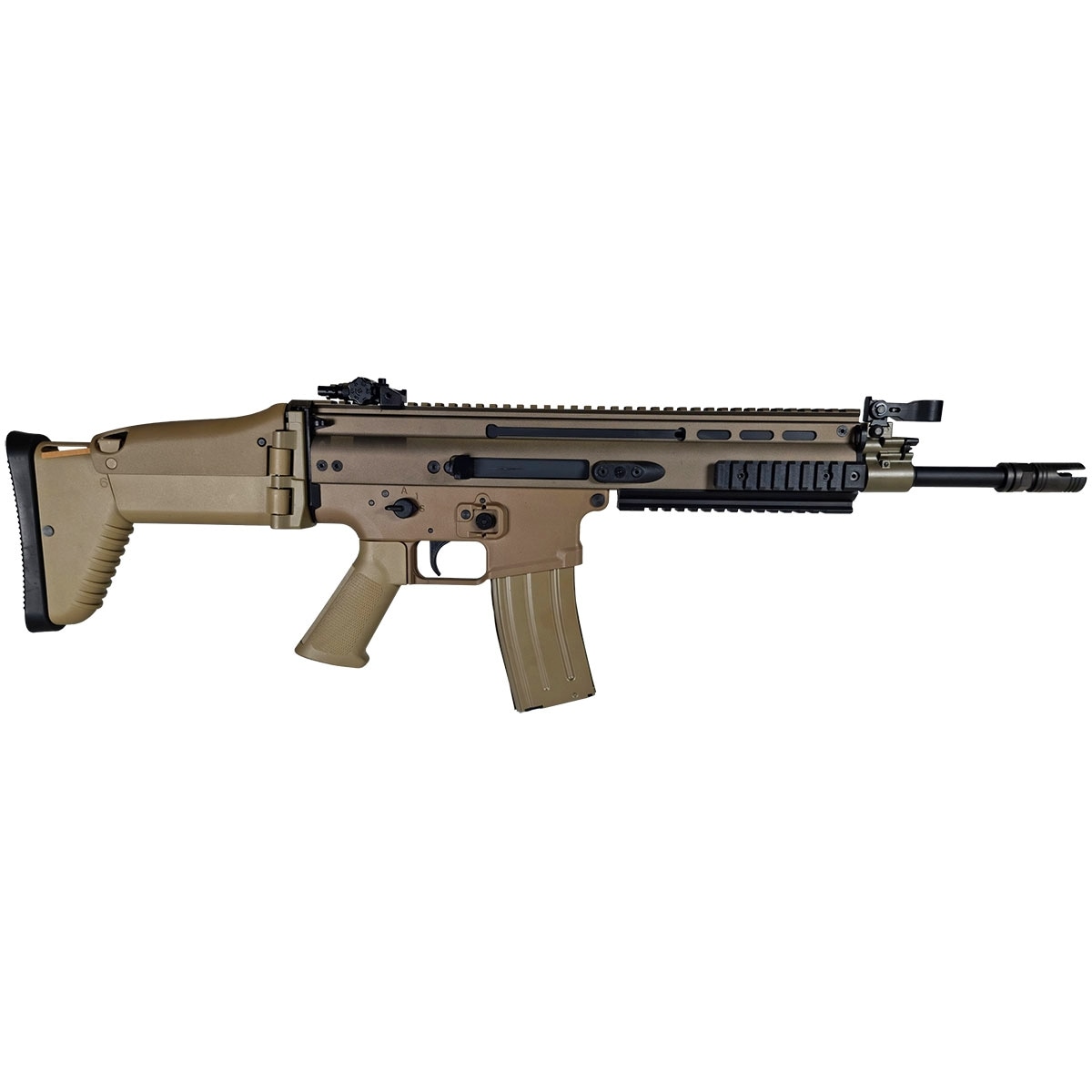 Karabinek szturmowy AEG Cybergun FN SCAR-L - FDE