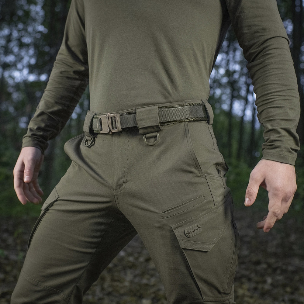 Pas taktyczny M-Tac Cobra Buckle Belt - Ranger Green 
