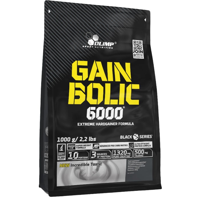 Білково-вуглеводна добавка Olimp Sport Nutrition Gain Bolic 6000 - 1000 g Vanilla - дієтична добавка