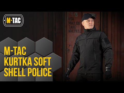 Kurtka M-Tac Softshell Police - Black