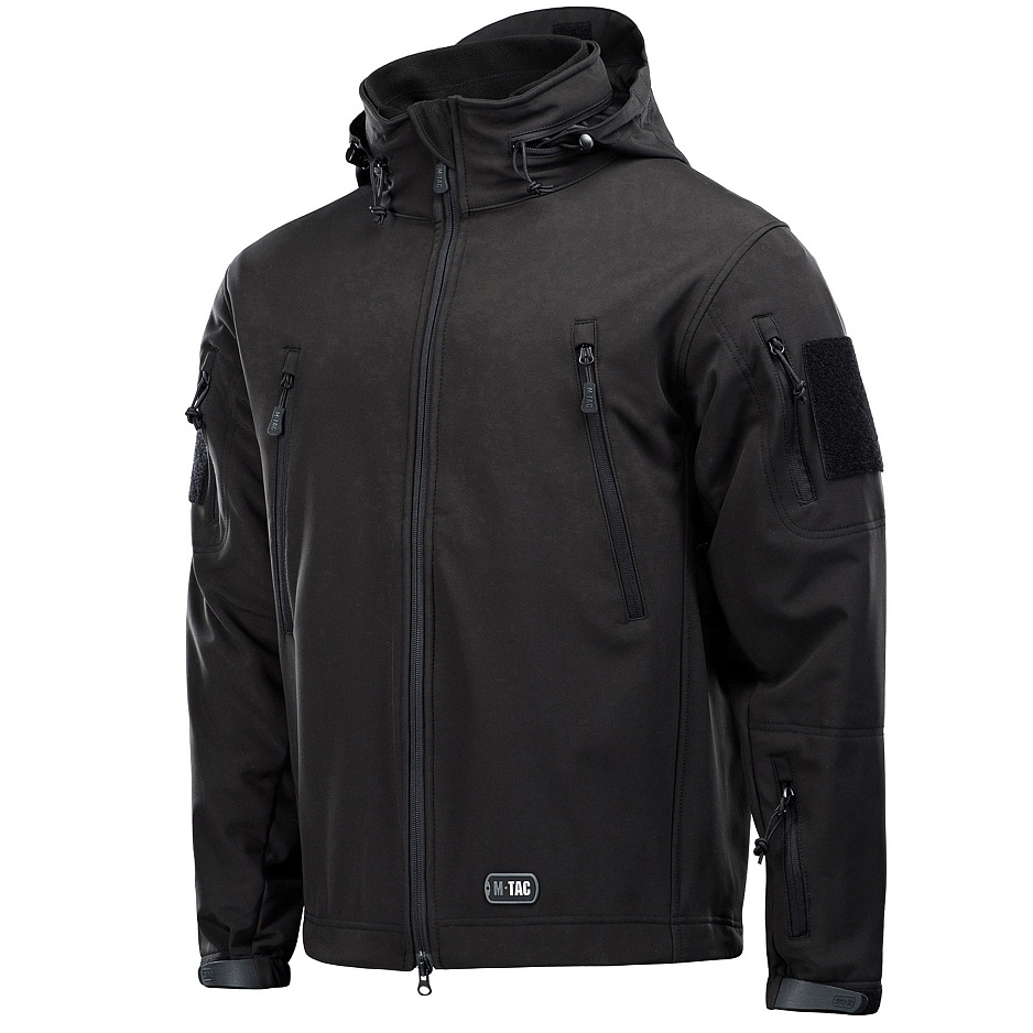 Куртка M-Tac Softshell з флісовою підкладкою - чорна