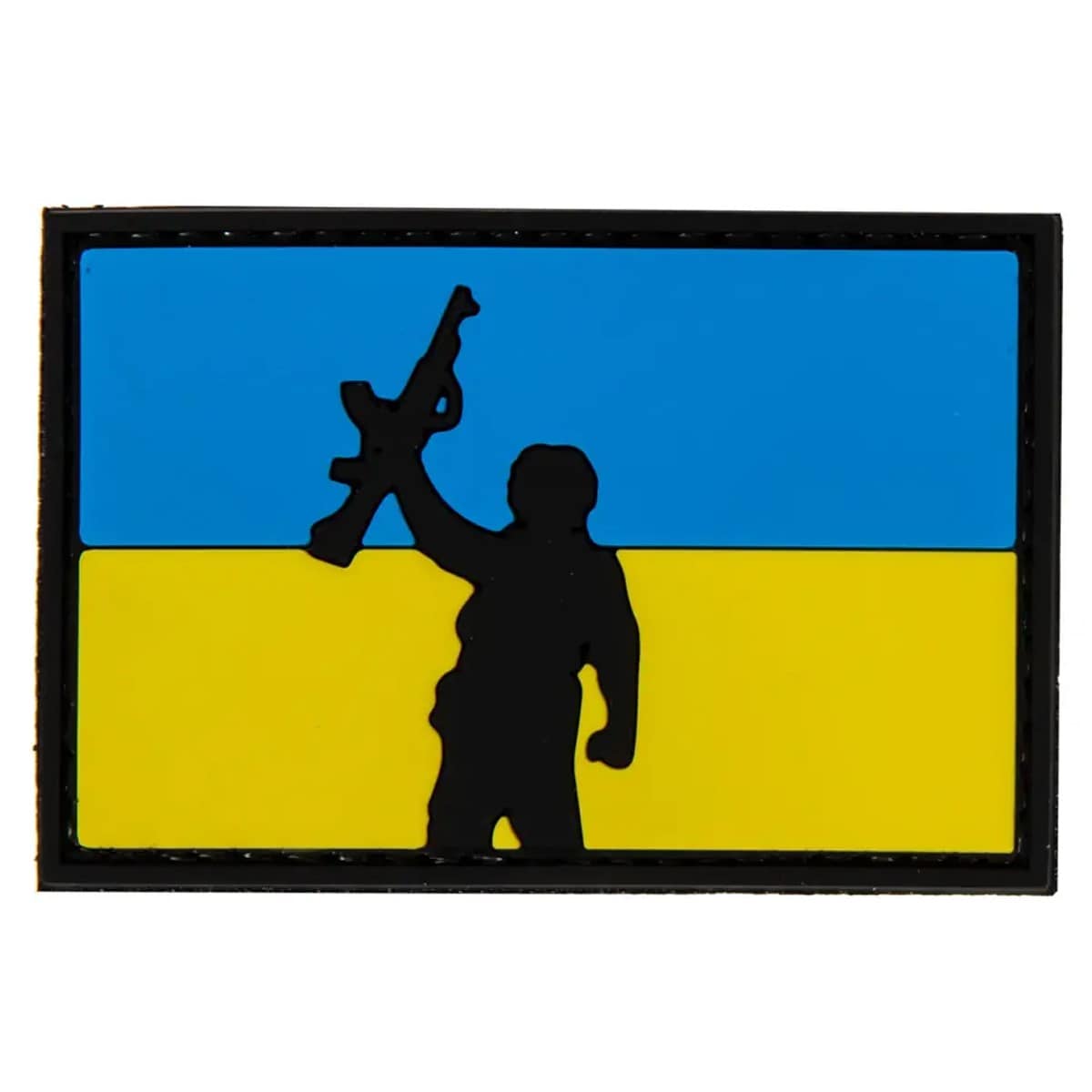 Naszywka GFC 3D - flaga Ukrainy z żołnierzem 