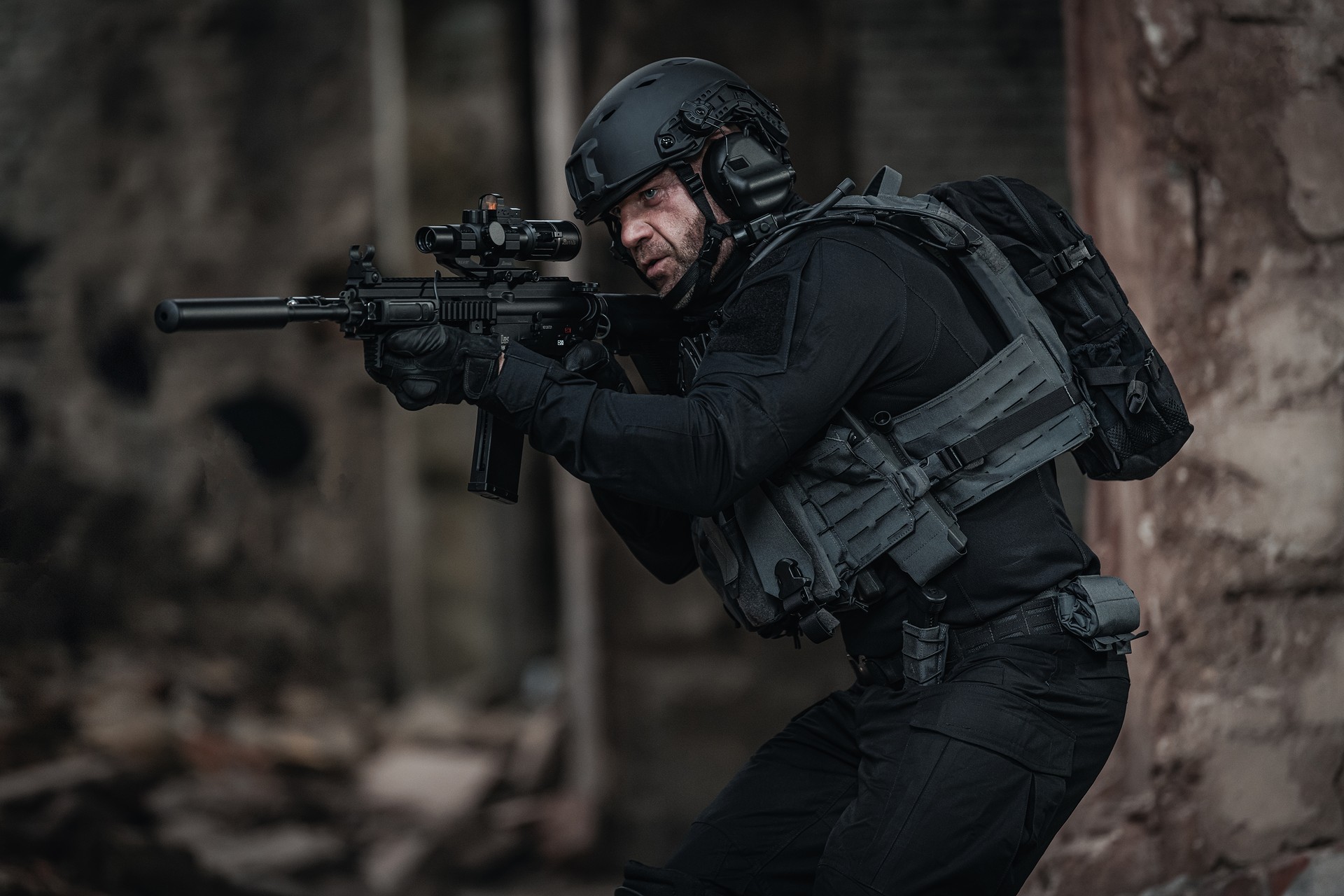 Kieszeń Direct Action Universal Radio Pouch - Shadow Grey