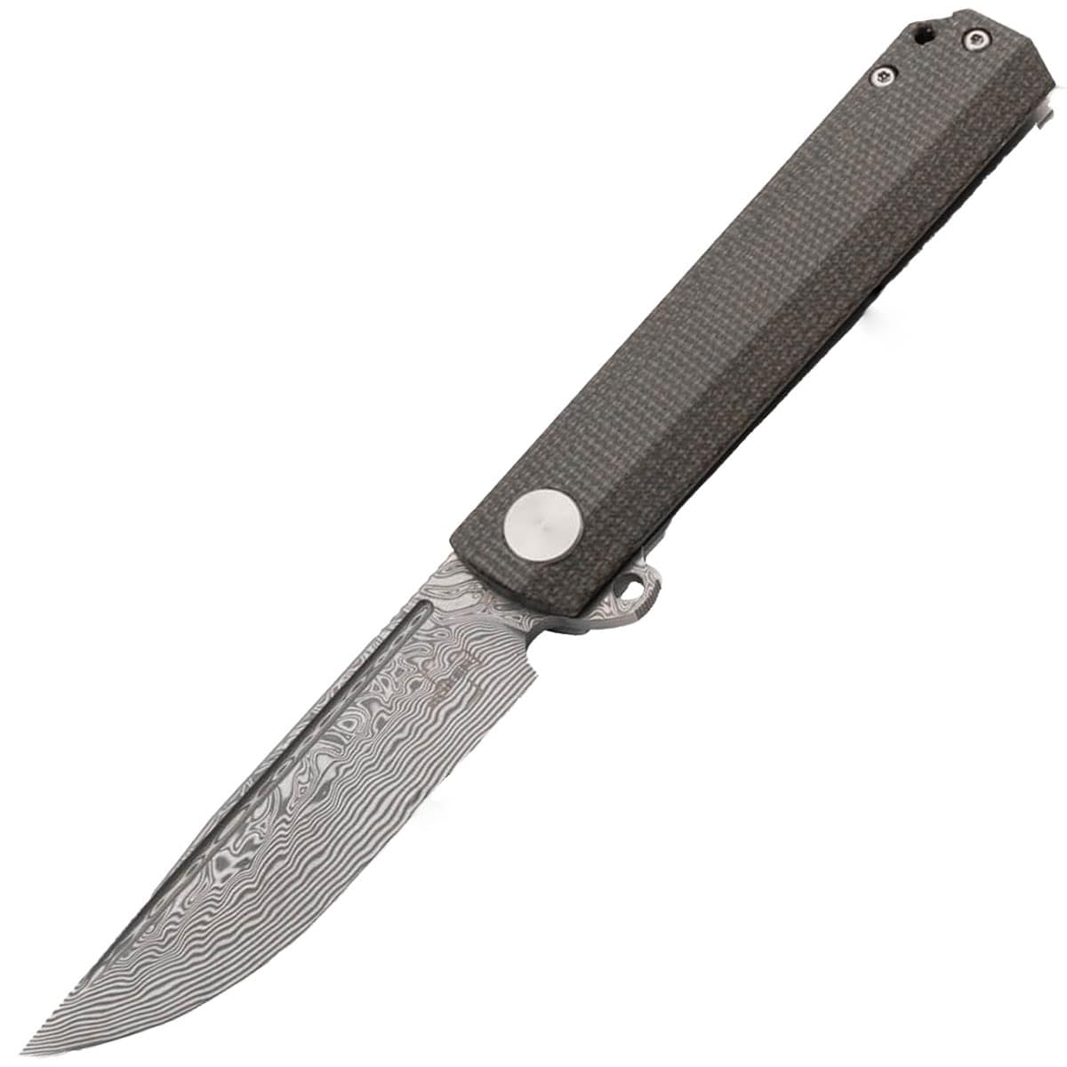 Nóż składany Boker Plus Cataclyst Green Damascus