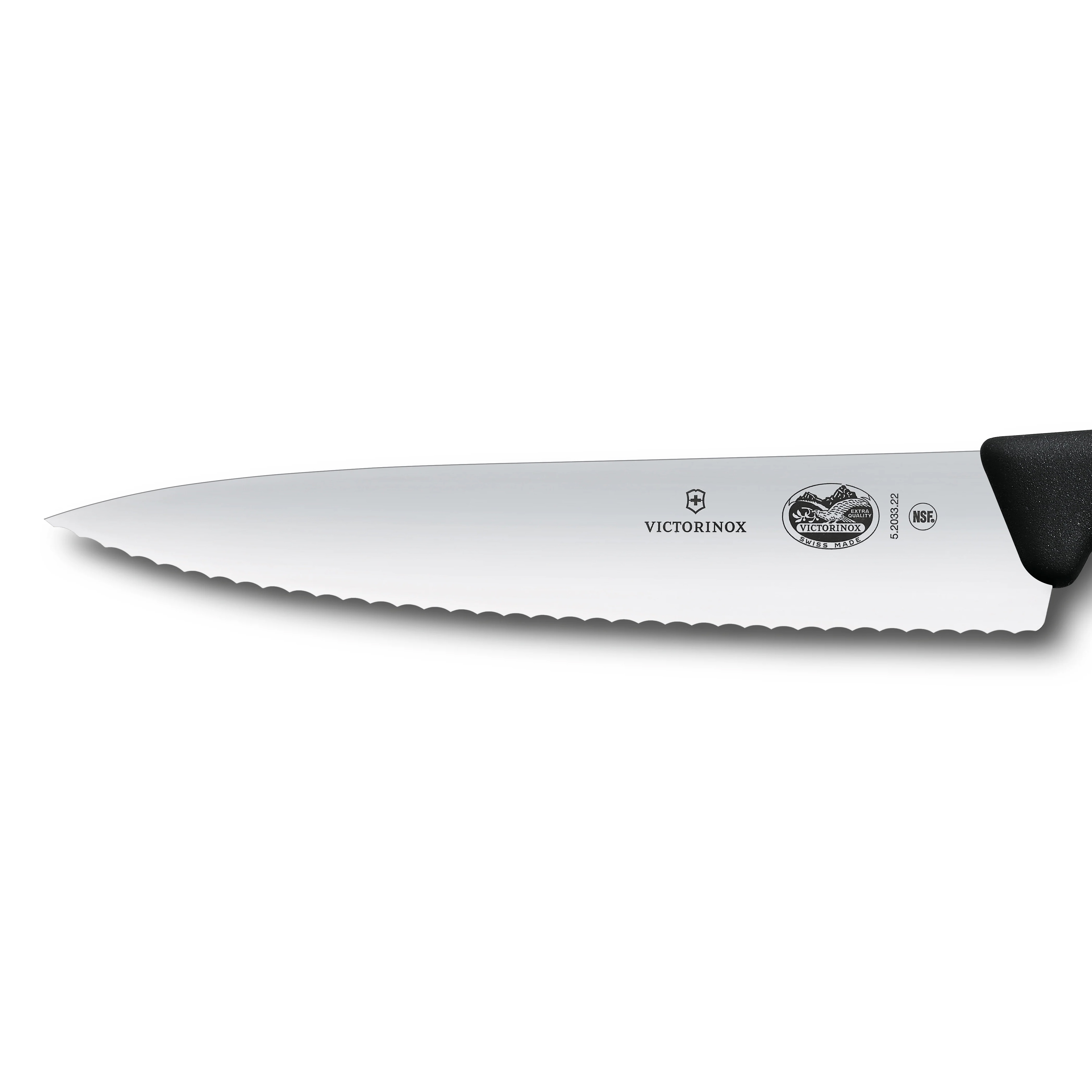 Nóż kuchenny Victorinox Black - ząbkowane ostrze 19 cm