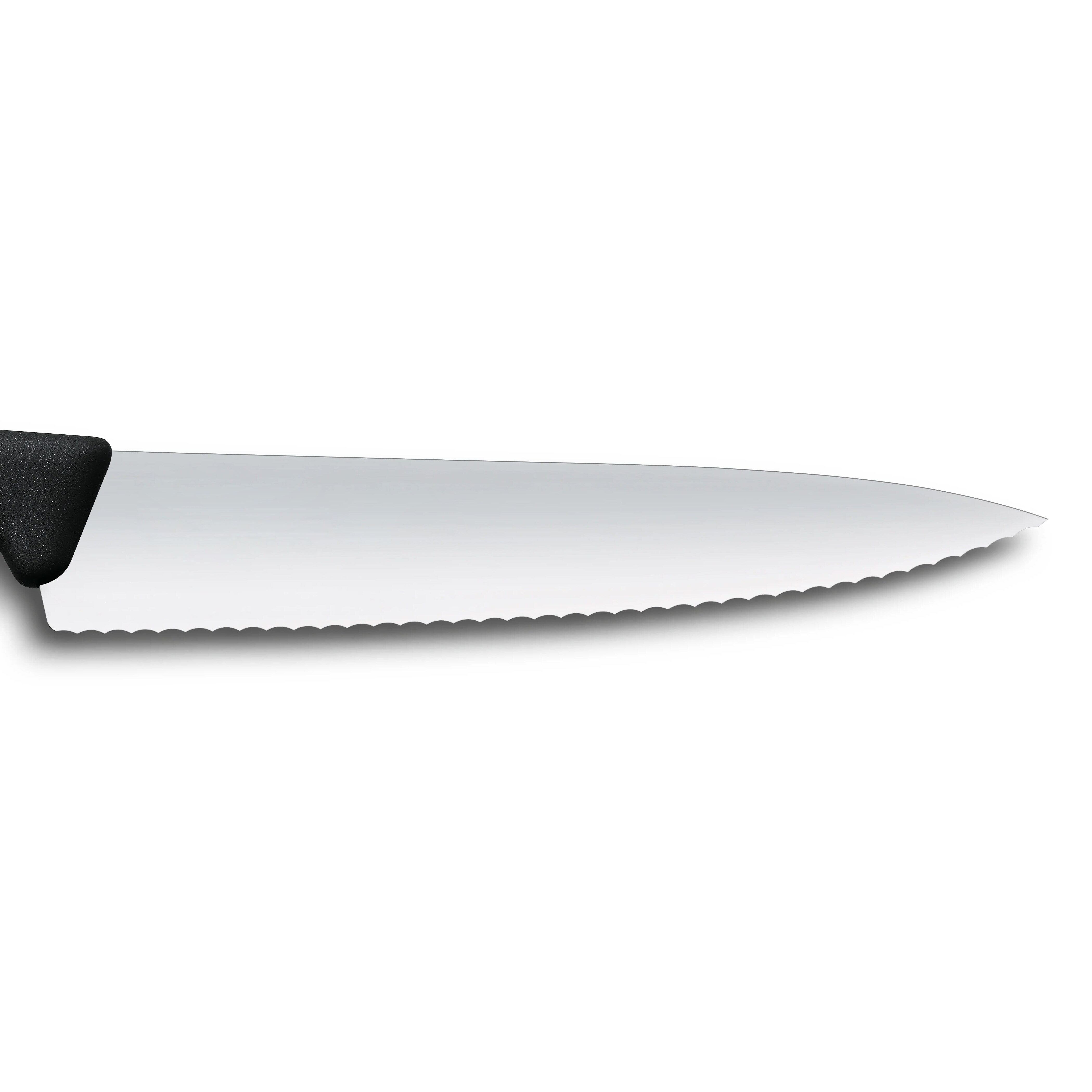 Nóż kuchenny Victorinox Black - ząbkowane ostrze 19 cm