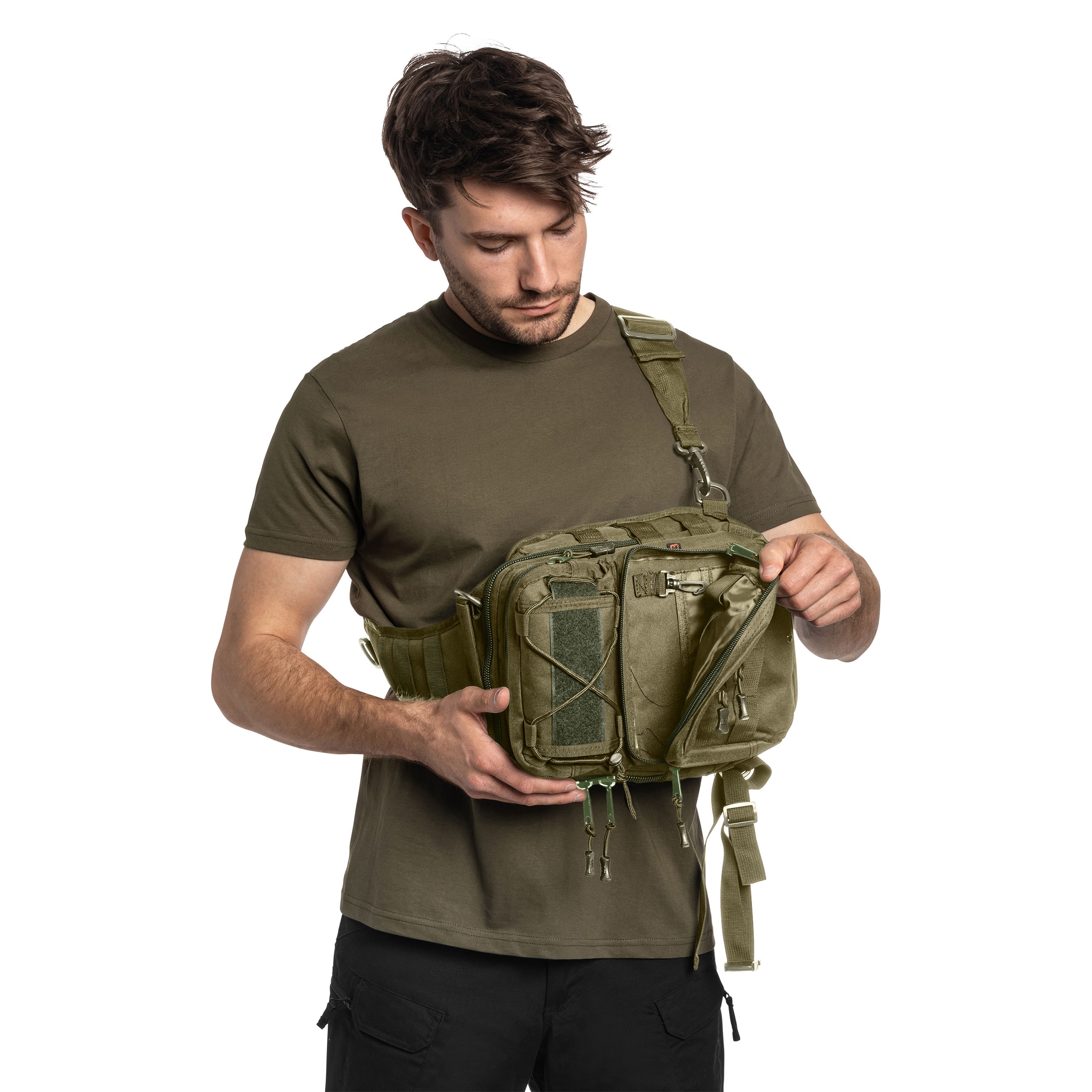 Torba na ramię Badger Outdoor Sling Tactical Large - Olive